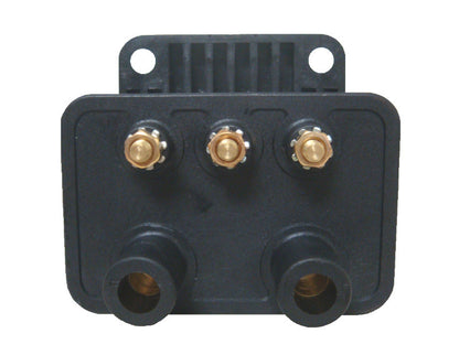 Ignition Coil - Black. Fits Big Twin 1970-1999 & Sportster 1971-2003 Models with Upgraded Single Fire Ignition.