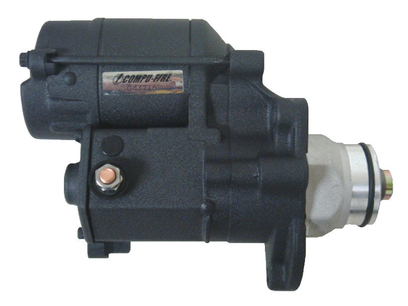 1.6kw Starter Motor - Black. Fits Softail 2007-2017, Dyna 2006-2017 & Touring 2007-2016.