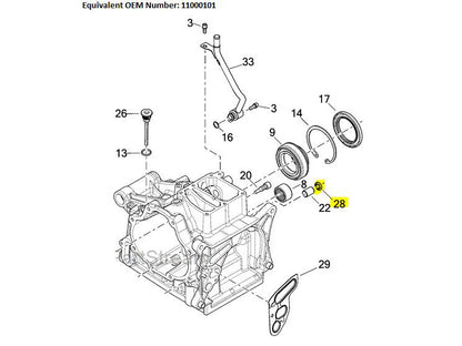 Shift Shaft Transmission Seal - Pack of 5. Fits Milwaukee-Eight 2017up.