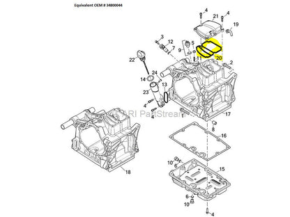 Transmission Top Cover Gasket. Fits Softail 2018up.