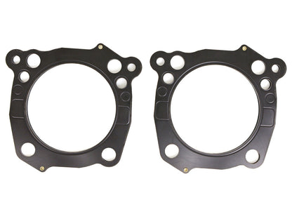 0.032in. Thick MLX Cylinder Head Gaskets. Fits Touring 2017-2024 & Softail 2018-2024 with OEM 107 to 124 or OEM 114/117 to 128 & 4.250in. Big Bore Kit.