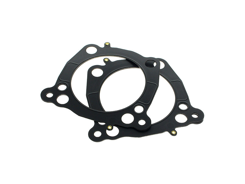 0.040in. Thick MLX Cylinder Head Gaskets. Fits Touring 2017up & Softail 2018up with S&S 129/132ci (4.320in.) Engine or SE131 (4.310in.) Engine.
