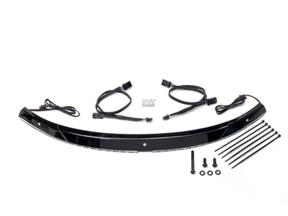 Horizon LED Windshield Trim with Sequential Amber Turn, White Run & Smoke Lens - Black. Fits Touring 2014-2023