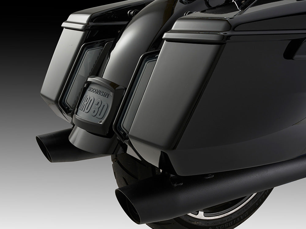 LED Fascia Filler Panel Lights. Red Run & Brake with Amber Turn and Black Housing. Fits CVO Touring 2023up, Street Glide & Road Glide 2024up, Touring 2025up