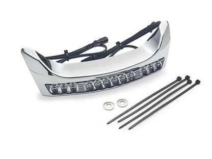 GOAT-E LED Driving Light Bar - Chrome. Fits CVO Street Glide 2023up & Street Glide 2024up
