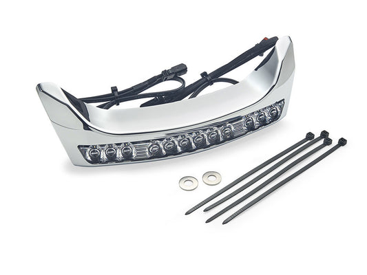 GOAT-E LED Driving Light Bar - Chrome. Fits CVO Street Glide 2023up & Street Glide 2024up