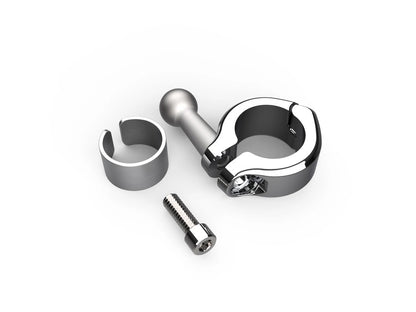 Premium Smartphone / GPS Holder with Charger - Chrome Clamp Suits 7/8-1in. Bars