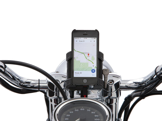 Standard Smartphone / GPS Holder - Chrome Clamp Suits 1-1/4in. Bars