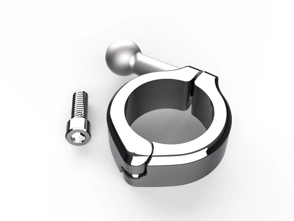 Big Ass Drink Holder with 1-1/4in. Clamp - Chrome
