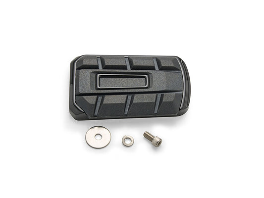 Chicane Brake Pedal Pad - Black. Fits Touring 1980up, FL Softail 1986-2017 & Dyna Switchback 2012-2016