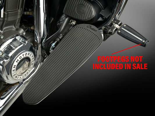 Driver Highway Peg Mounts - Black. Fits Indian Touring Models with Floorbards 2014up