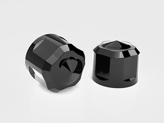 Engine, Transmission & Primary Bolt Cover Kit - Black Diamond Cut. Fits Twin Cam 1999-2017