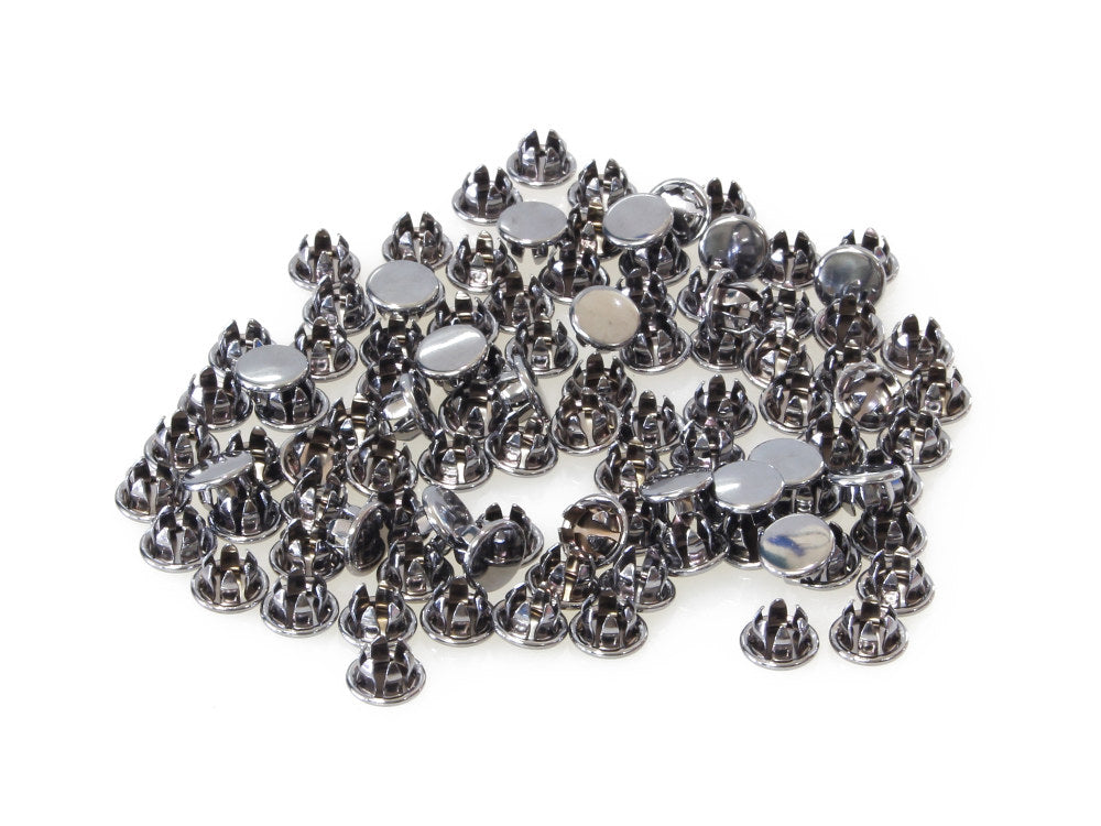 5/16in. (8mm) Hole Plugs - Chrome. Pack of 100.