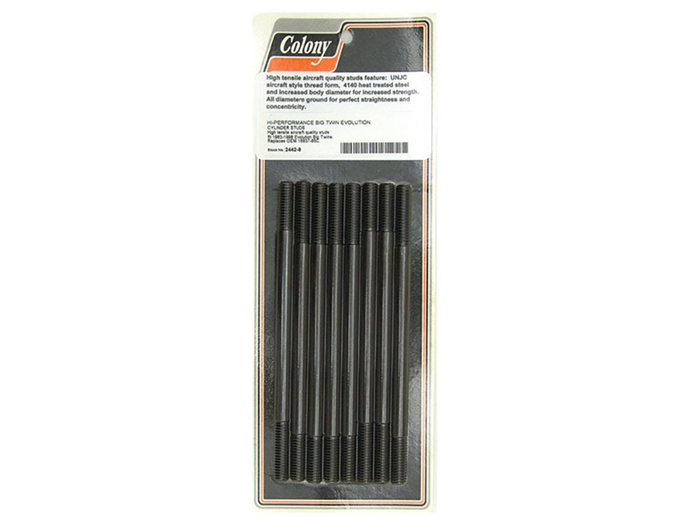 Hi-Performance Cylinder Stud Set. Fits Evo Big Twin 1985-1999