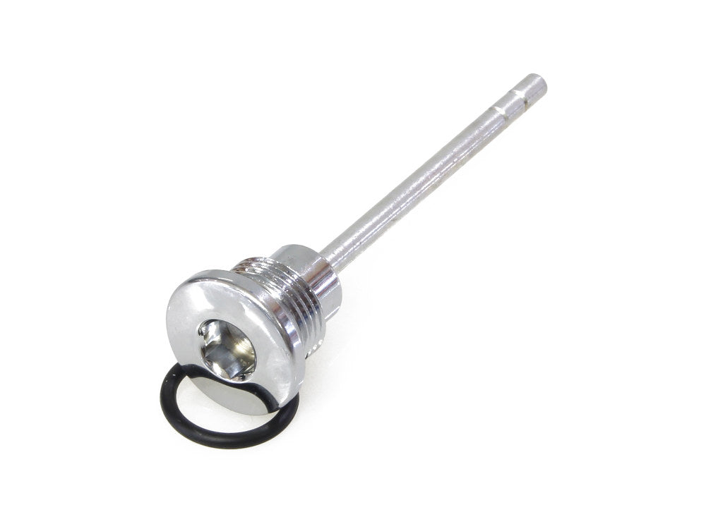Transmission Oil Dipstick - Chrome. Fits Softail 2007up, Dyna 2006-2017 & Touring 2007-2016