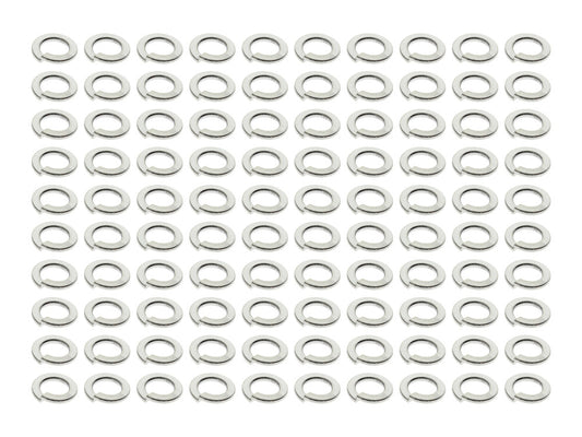 3/8in. Lock Washer - Chrome. Pack of 100.