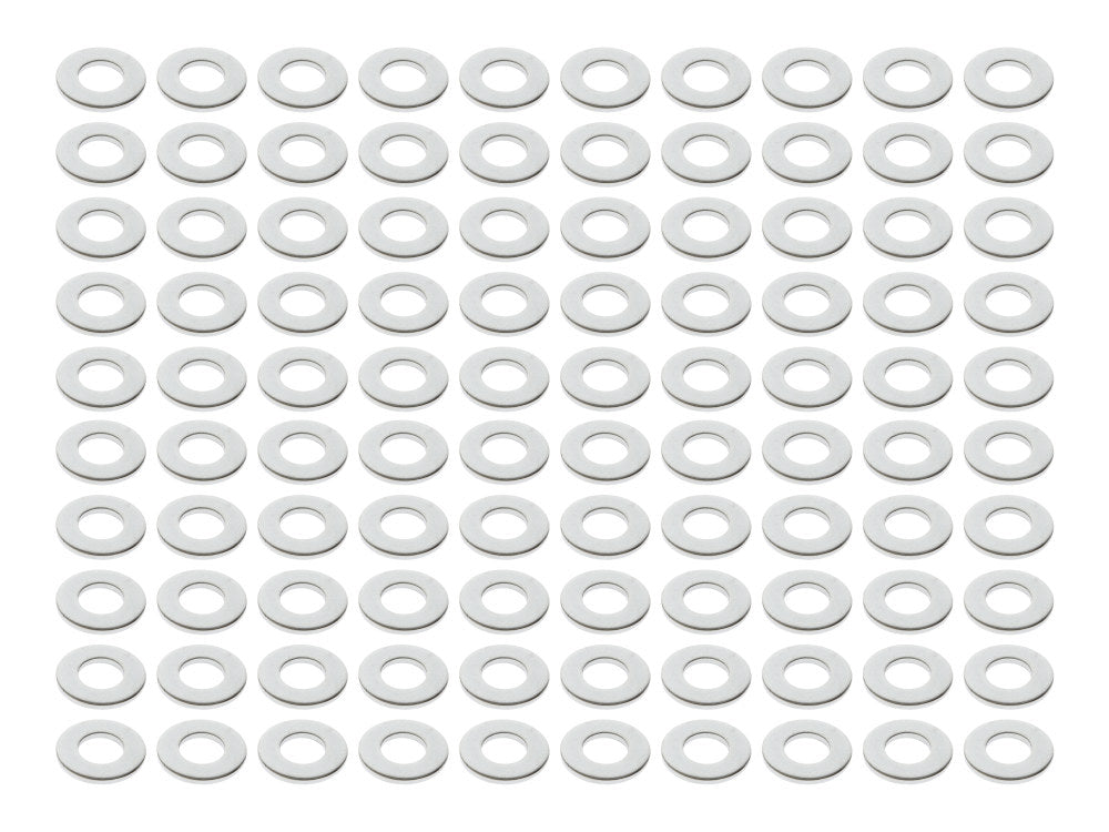 5/16in. Flat Washer - Chrome. Pack of 100.