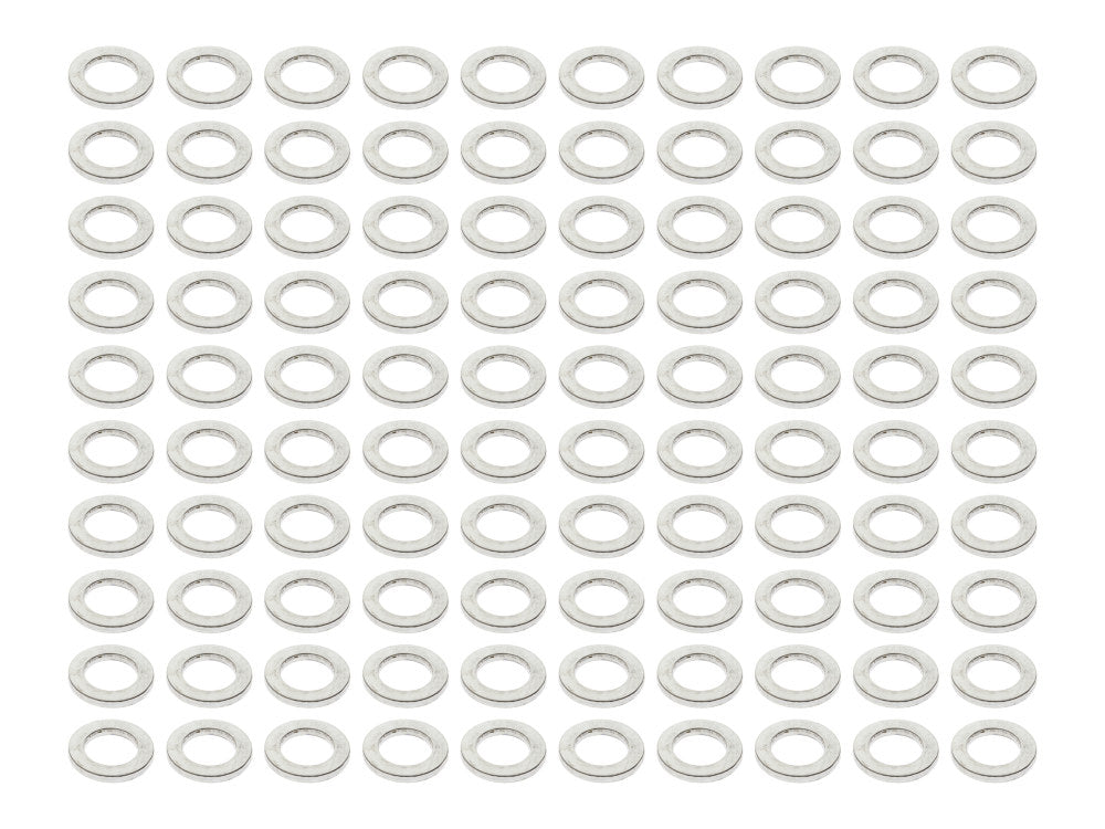 7/16in. Flat Washer - Chrome. Pack of 100.
