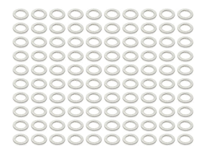 7/16in. Flat Washer - Chrome. Pack of 100.