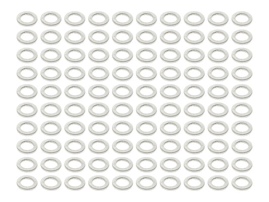 7/16in. Flat Washer - Chrome. Pack of 100.