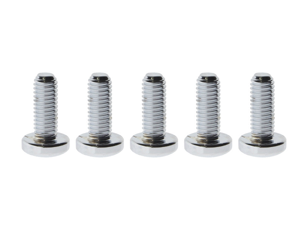 Rear Disc Rotor Bolts - Chrome. Fits H-D Big Twin 1997up & Sportster 1997-2021