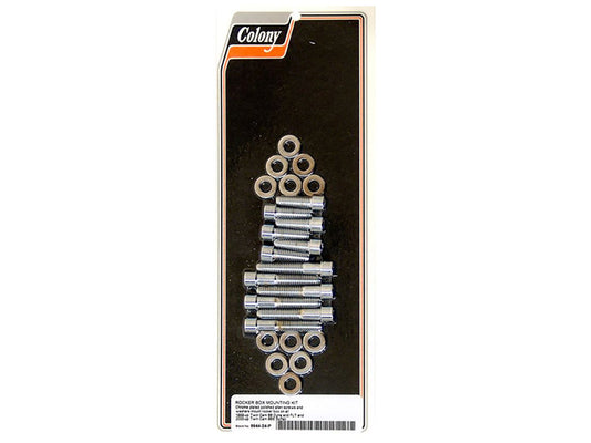 Polished Allen Head Rocker Cover Bolts - Chrome. Fits Twin Cam 1999-2017.
