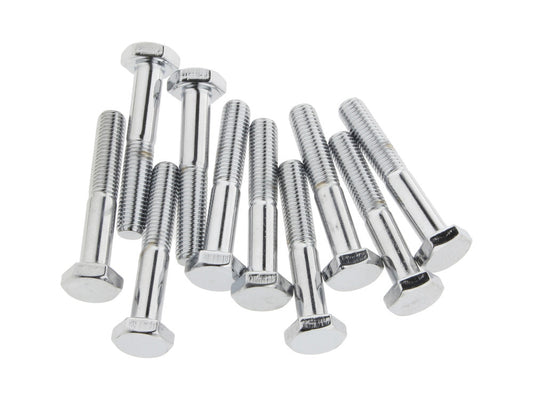 1/4-28 x 1-1/2in. UNF Hex Head Bolts - Chrome. Pack 10.