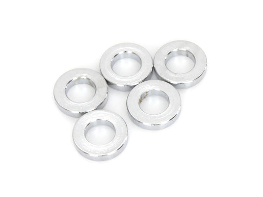 5/16in. ID x 1/8in. Wide Steel Spacers - Chrome. Pack 5.
