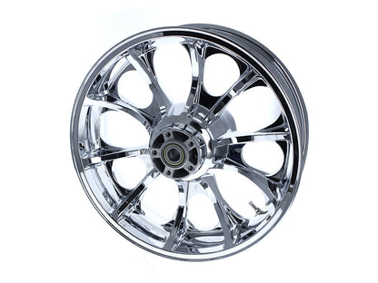 18in. x 5.50in. wide Largo 3D Wheel with Rear Hub - Chrome. Fits Touring 2009up with ABS