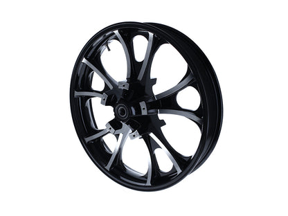 21in. x 3.50in. wide Largo 3D Wheel with Front Hub - Black Cut. Fits Touring 2008up with ABS