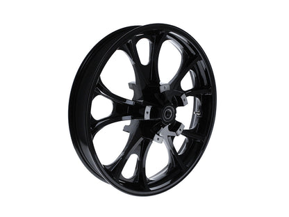 21in. x 3.50in. wide Largo 3D Wheel with Front Hub - Gloss Black. Fits Touring 2008up with ABS