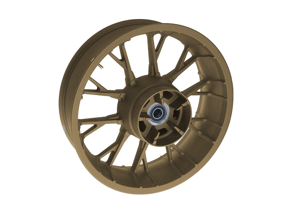 18in. x 5.50in. wide Marlin 3D Wheel with Rear Hub - Bronze. Fits Touring 2009up with ABS