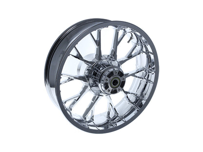 18in. x 5.50in. wide Marlin 3D Wheel with Rear Hub - Chrome. Fits Touring 2009up with ABS