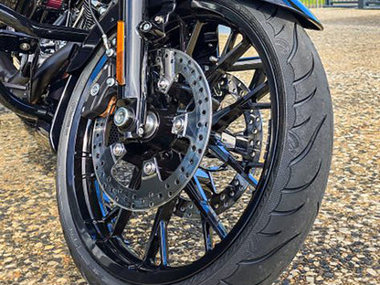 21in. x 3.50in. wide Marlin 3D Wheel with Front Hub - Gloss Black. Fits Touring 2008up with ABS
