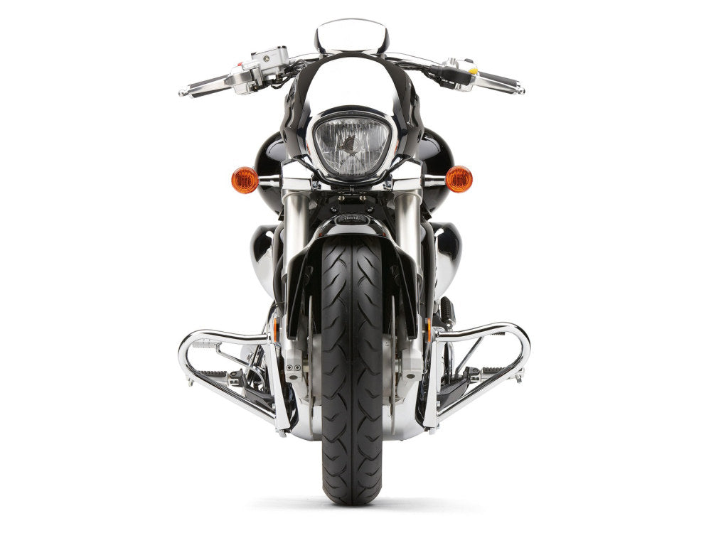 Engine Case Guard - Chrome. Fits Suzuki M109R 2006up.