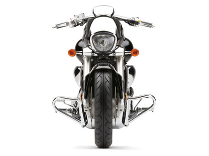 Engine Case Guard - Chrome. Fits Suzuki M109R 2006up.