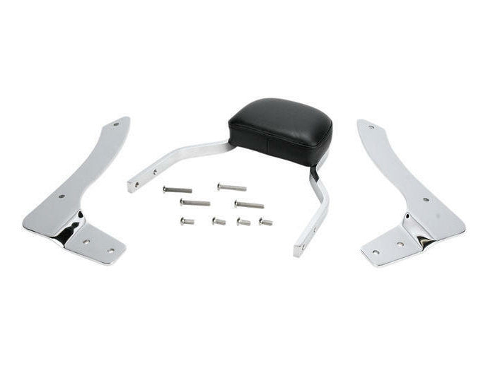 Mini Sissy Bar Kit - Chrome. Fits Yamaha V-Star XVS650 Classic 1998-2019