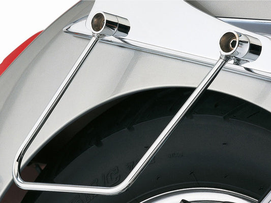 Saddlebag Supports - Chrome. Fits Yamaha V-Star XVS650 Classic 1998-2019