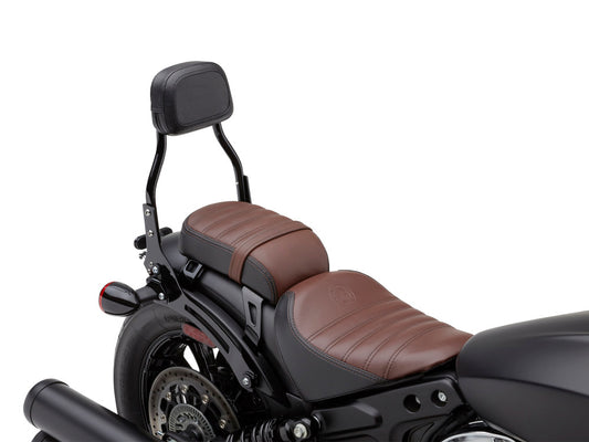Short Quick Detachable Sissy Bar Kit - Black. Fits Scout Bobber 2018up.
