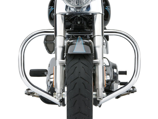 Engine Guard Freeway Bar - Chrome. Fits FL Softail 2000-2017.