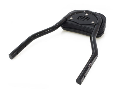 Short Quick Detachable Sissy Bar Kit - Black. Fits FX Softail 2000-2005 & Most FL Softail 2000-2017 with 150mm Rear Tyre.