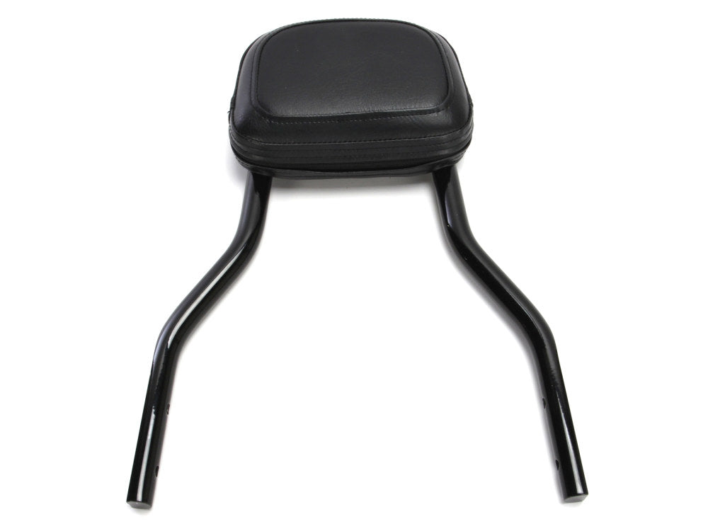 Short Quick Detachable Sissy Bar Kit - Black. Fits FX Softail 2006-2015 & Fatboy 2007-2017 with 200mm Rear Tyre.