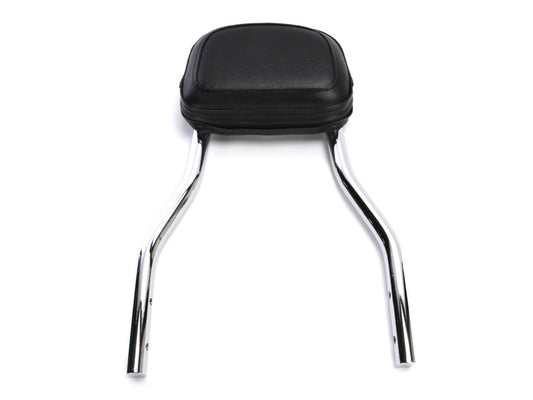 Short Quick Detachable Sissy Bar Kit - Chrome. Fits Dyna 2006-2017.