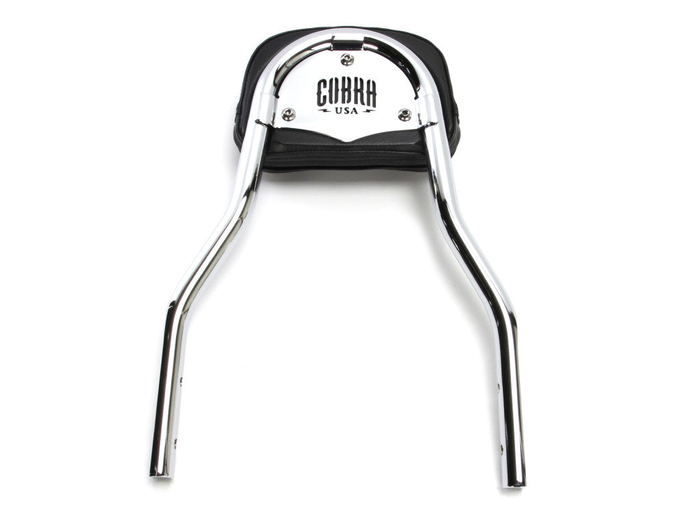 Short Quick Detachable Sissy Bar Kit - Chrome. Fits Dyna 2006-2017.
