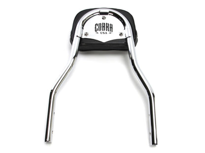 Short Quick Detachable Sissy Bar Kit - Chrome. Fits Dyna 2006-2017.