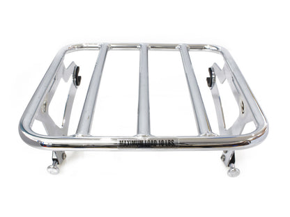 Quick Detachable Luggage Rack - Chrome. Fits Cobra Sissy Bar # COB-602-2000.