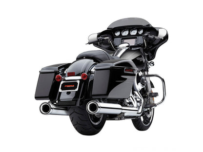 4in. Neighbor Hater Slip-On Mufflers - Chrome. Fits Touring 1995-2016 & Trike 2017-2020.