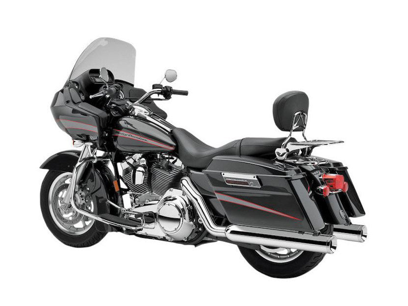 True Dual Headers - Chrome. Fits Touring 1995-2008.