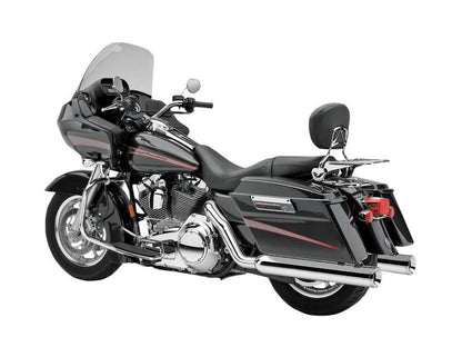 True Dual Headers - Chrome. Fits Touring 1995-2008.