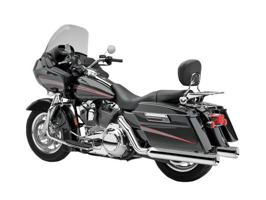 True Dual Headers - Chrome. Fits Touring 1995-2008.